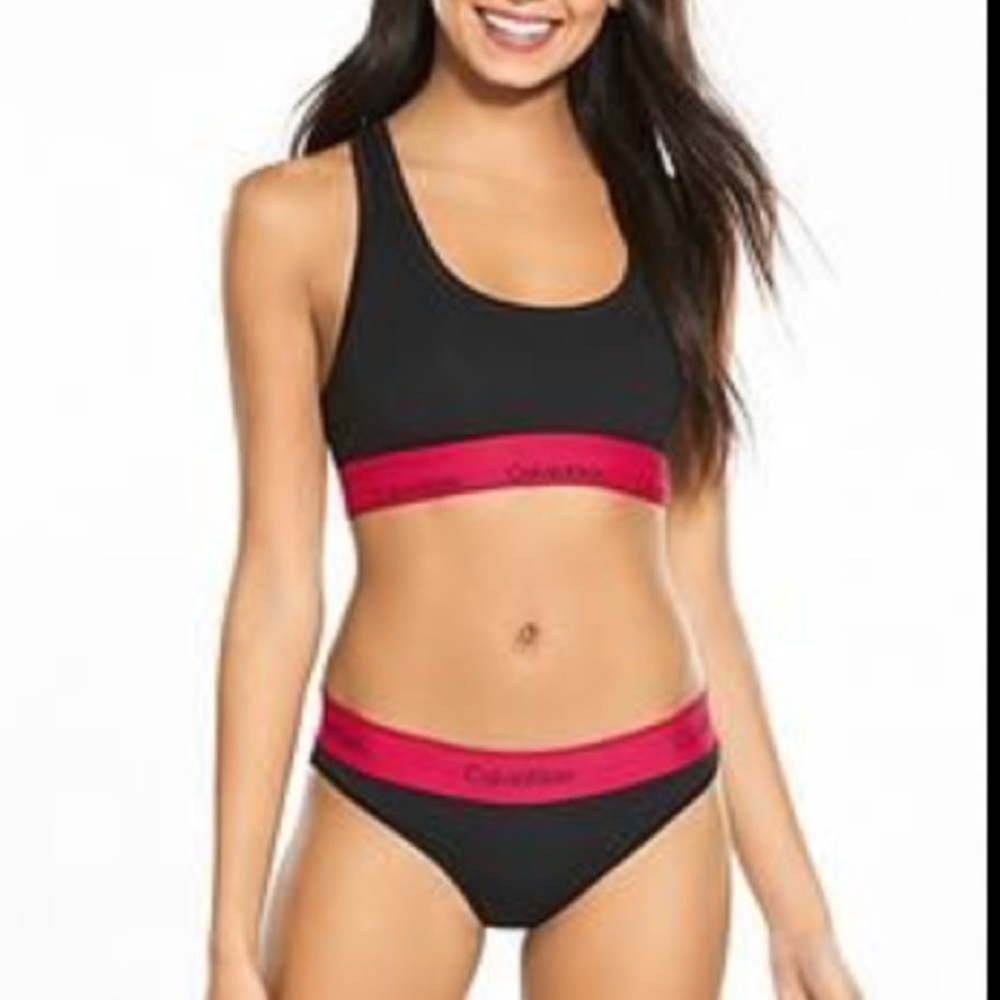 Calvin Klein NWOT bralette and pantie set